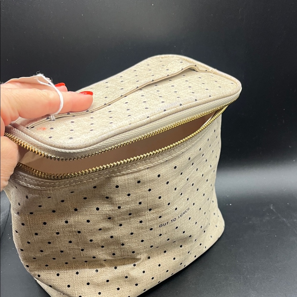 Kate Spade Beige and Black Dot Bag - Picture 5 of 7